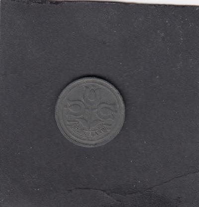 Beschrijving: 10 Cent WILHELMINA 